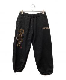 9090（9090）の古着「Glitter Sweat Pants」｜ブラック