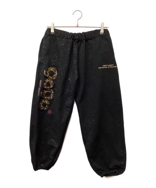 9090（9090）9090 (9090) Glitter Sweat Pants ブラック サイズ:Sの古着・服飾アイテム