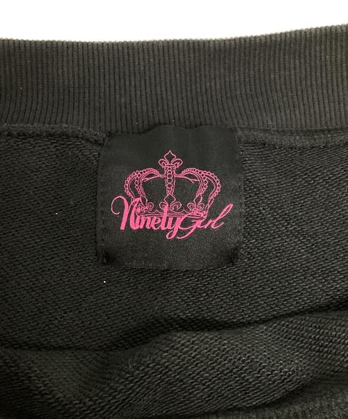 9090（9090）9090 (9090) オフショルダースウェット ブラック サイズ:Sの古着・服飾アイテム