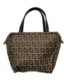 FENDI（フェンディ）の古着「ミニハンドバッグ ズッキーノ」｜ベージュ