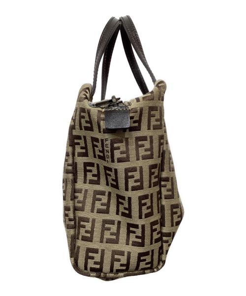 FENDI（フェンディ）FENDI (フェンディ) ミニハンドバッグ ズッキーノ ベージュの古着・服飾アイテム