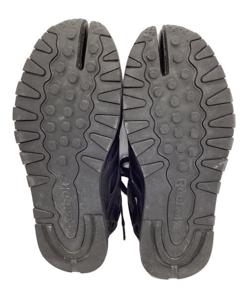 Maison Margiela（メゾンマルジェラ）Maison Margiela (メゾンマルジェラ) REEBOK (リーボック) クラシック レザー タビ ブラック サイズ:27.5㎝の古着・服飾アイテム