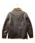 RadmesS MEN'S BIGI (ラッドメス メンズビギ) フェイクレザージャケット ブラック×ブラウン サイズ:L：10000円