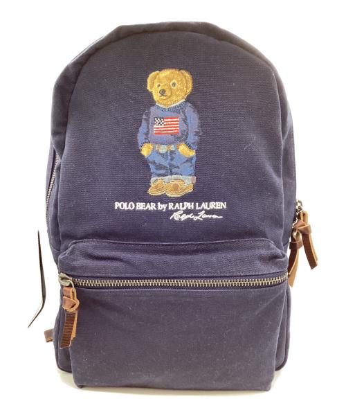 POLO RALPH LAUREN（ポロ・ラルフローレン）POLO RALPH LAUREN (ポロ・ラルフローレン) POLOBEAR　リュック ネイビーの古着・服飾アイテム