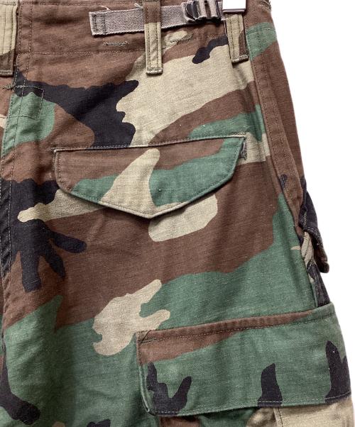 不明（フメイ）不明 (フメイ) ミリタリーパンツ 迷彩 寒冷地用野戦トラウザーズ グリーン サイズ:XS-Mの古着・服飾アイテム