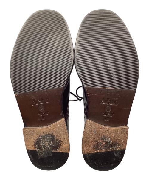 Acne studios（アクネ ストゥディオズ）Acne studios (アクネ ストゥディオス) ストレートチップシューズ ブラウン サイズ:40の古着・服飾アイテム