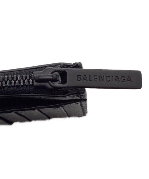 BALENCIAGA（バレンシアガ）BALENCIAGA (バレンシアガ) コインカードケース BBロゴ ブラックの古着・服飾アイテム
