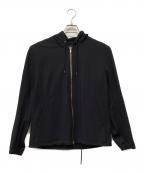 theoryセオリー）の古着「ジップパーカー プレシジョンポンチ」｜ブラック