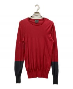 中古・古着通販】G/FORE (ジーフォア) ストライプメッシュニットシャツ