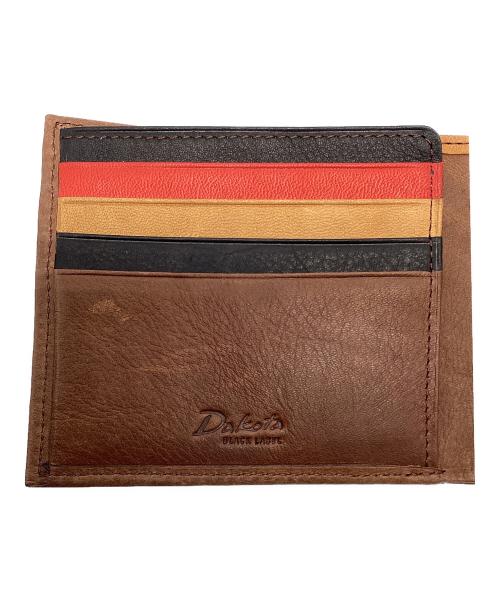 DAKOTA BLACK LABEL（ダコタブラックレーベル）DAKOTA BLACK LABEL (ダコタブラックレーベル) 2つ折り財布 ブラウンの古着・服飾アイテム