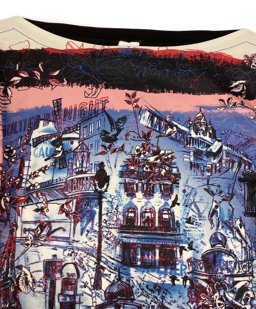 Jean Paul GAULTIER（ジャンポールゴルチェ）Jean Paul GAULTIER (ジャンポールゴルチェ) プリント長袖カットソー ブラック サイズ:38の古着・服飾アイテム