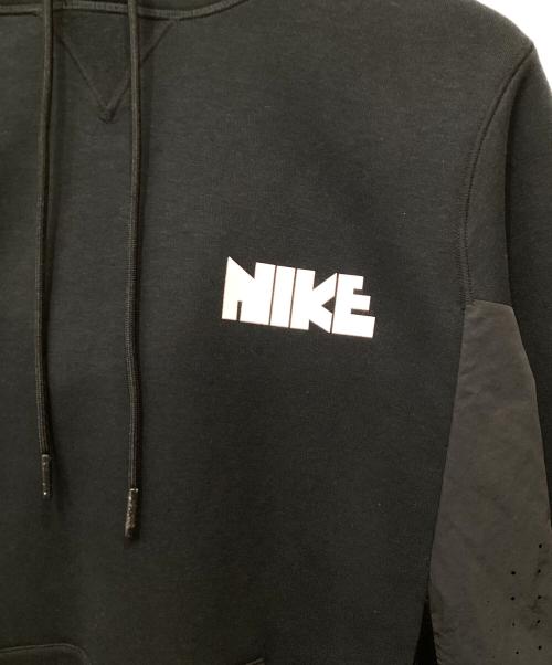 NIKE（ナイキ）NIKE (ナイキ) sacai (サカイ) NIKE NRG HOODIE(ナイキ エナジー フーディー) ブラック サイズ:Ｌの古着・服飾アイテム