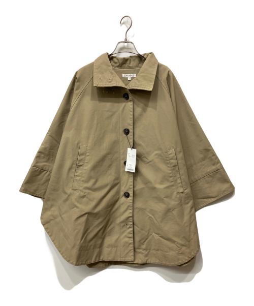 moussy（マウジー）moussy (マウジー) ミリタリーポンチョ ベージュ サイズ:Freeの古着・服飾アイテム