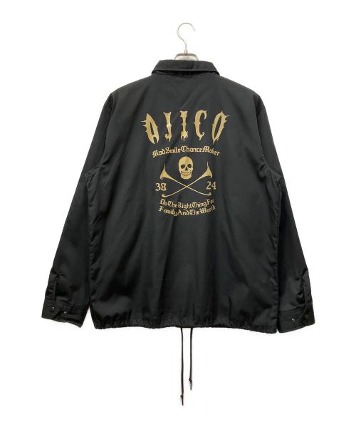 Ajico（アジコ）Ajico (アジコ) マッドスマイル ブラック サイズ:XLの古着・服飾アイテム