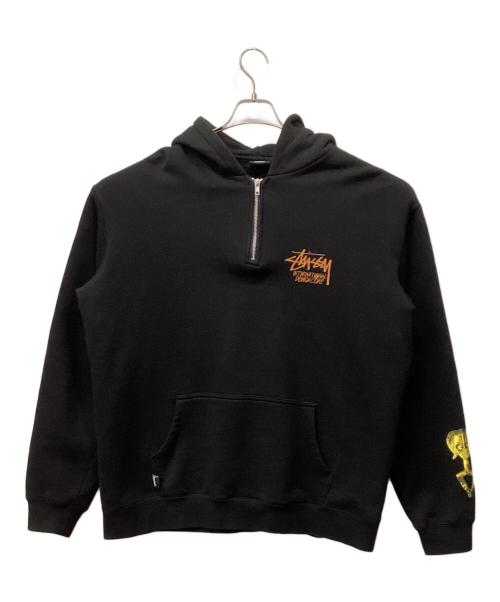stussy（ステューシー）stussy (ステューシー) MASKED HOODIE ブラック サイズ:Lの古着・服飾アイテム