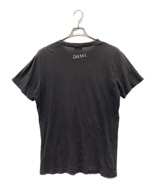 DIESEL（ディーゼル）DIESEL (ディーゼル) 半袖カットソー ブラック サイズ:SIZE Mの古着・服飾アイテム