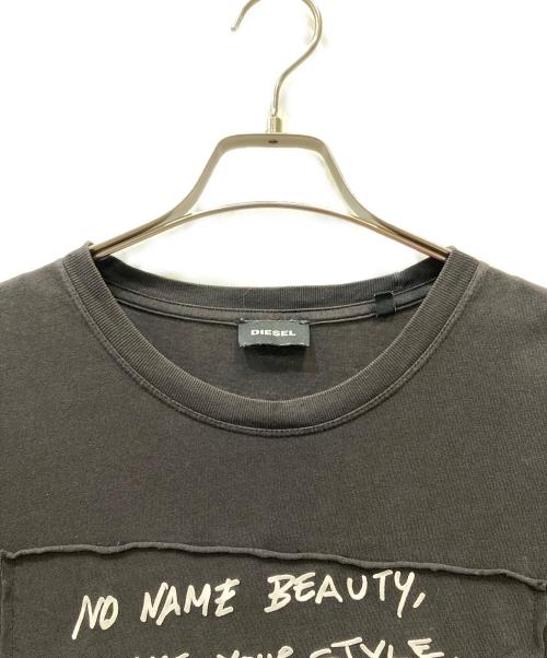 DIESEL（ディーゼル）DIESEL (ディーゼル) 半袖カットソー ブラック サイズ:SIZE Mの古着・服飾アイテム