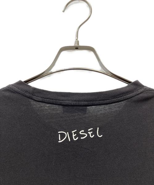 DIESEL（ディーゼル）DIESEL (ディーゼル) 半袖カットソー ブラック サイズ:SIZE Mの古着・服飾アイテム
