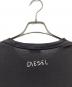 中古・古着 DIESEL (ディーゼル) 半袖カットソー ブラック サイズ:SIZE M：3000円