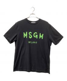 MSGM（エムエスジーエム）の古着「半袖カットソー」｜ブラック