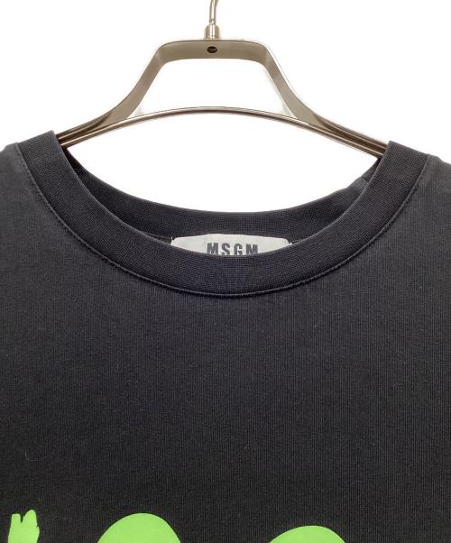 MSGM（エムエスジーエム）MSGM (エムエスジーエム) 半袖カットソー ブラック サイズ:XLの古着・服飾アイテム