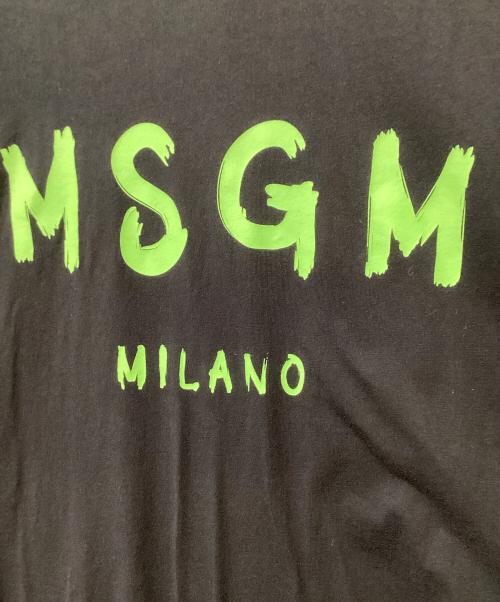 MSGM（エムエスジーエム）MSGM (エムエスジーエム) 半袖カットソー ブラック サイズ:XLの古着・服飾アイテム