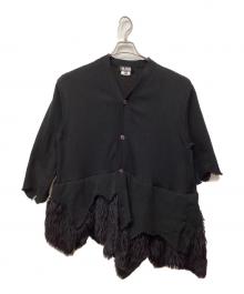 COMME des GARCONS（コムデギャルソン）の古着「厚手カーディガン」｜ブラック