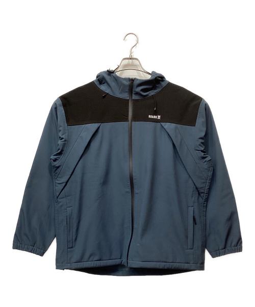 ROARK REVIVAL（ロアークリバイバル）ROARK REVIVAL (ロアークリバイバル) シェルジャケットパーカー グレー×ブラック サイズ:XLの古着・服飾アイテム