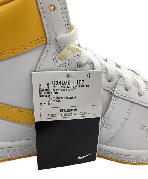 NIKE（ナイキ）NIKE (ナイキ) Jordan Air Ship University Gold(ジョーダン エア シップ ユニバーシティ ゴールド) ホワイト×イエロー サイズ:27㎝の古着・服飾アイテム