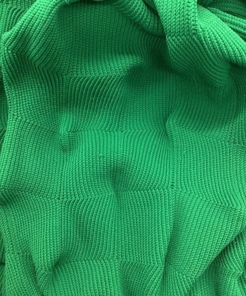 stein（シュタイン）stein (シュタイン) BUMPY PATTERNED KNIT グリーン サイズ:Mの古着・服飾アイテム