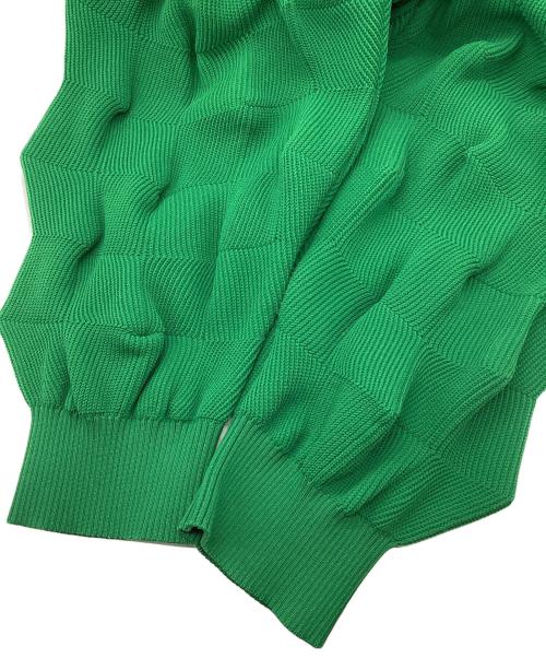 stein（シュタイン）stein (シュタイン) BUMPY PATTERNED KNIT グリーン サイズ:Mの古着・服飾アイテム