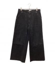TANAKA（タナカ）の古着「WORK JEAN TROUSERS」｜ブラック