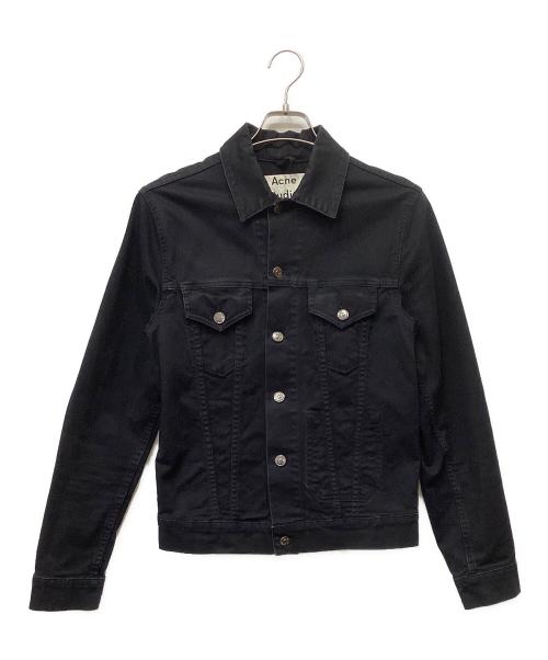 Acne studios（アクネ ストゥディオス）Acne studios (アクネ ストゥディオス) デニムジャケット ブラック サイズ:46の古着・服飾アイテム