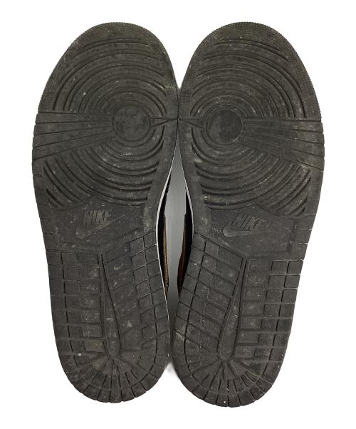 NIKE（ナイキ）NIKE (ナイキ) Air Jordan 1 Mid(エアジョーダン1 ミッド) ブラック×ゴールド サイズ:29㎝の古着・服飾アイテム