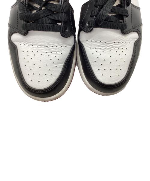 NIKE（ナイキ）NIKE (ナイキ) AIR JORDAN 1 MID ブラック×レッド サイズ:27.5cmの古着・服飾アイテム