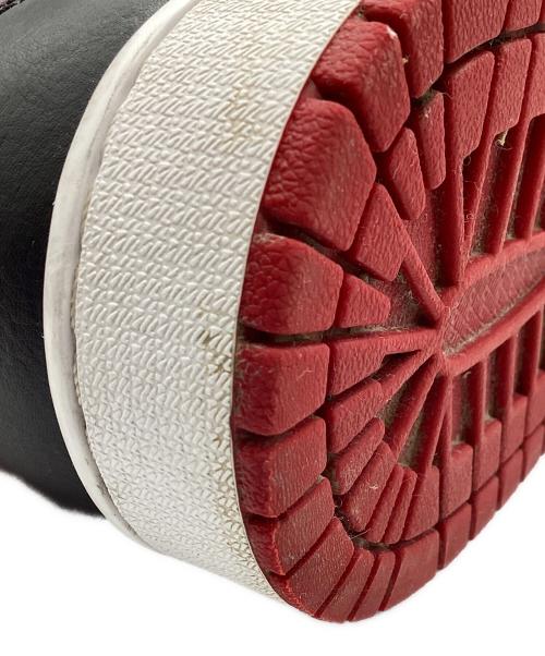 NIKE（ナイキ）NIKE (ナイキ) AIR JORDAN 1 MID ブラック×レッド サイズ:27.5cmの古着・服飾アイテム