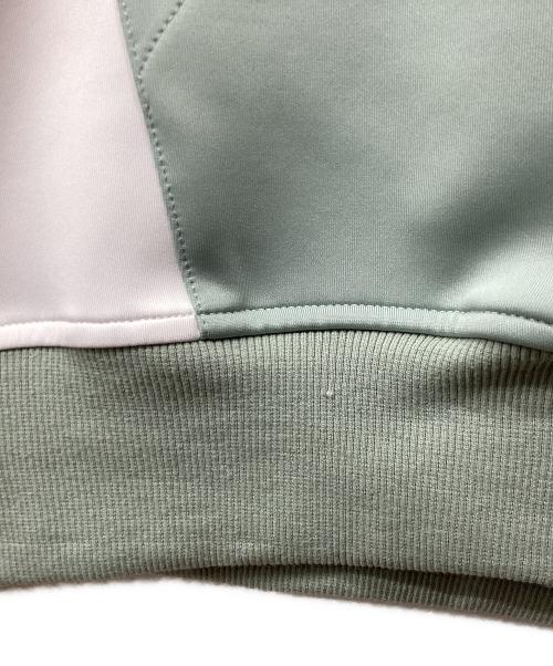 GALFY（ガルフィー）GALFY (ガルフィー) うらめしやパーカー グリーン×ホワイト サイズ:XLの古着・服飾アイテム