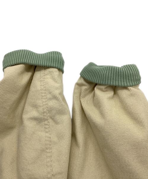 GALFY（ガルフィー）GALFY (ガルフィー) コーデュロイスタジャン グリーン×ベージュ サイズ:Lの古着・服飾アイテム