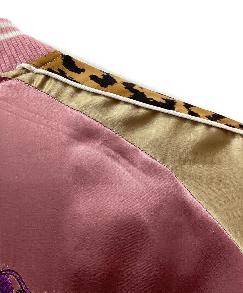 GALFY（ガルフィー）GALFY (ガルフィー) リバーシブルスカジャン グリーン×ピンク サイズ:XLの古着・服飾アイテム