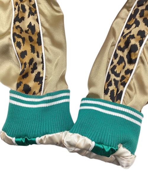 GALFY（ガルフィー）GALFY (ガルフィー) リバーシブルスカジャン グリーン×ピンク サイズ:XLの古着・服飾アイテム