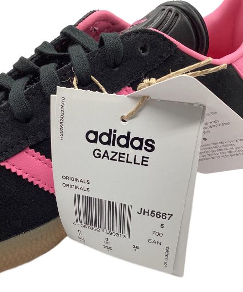 adidas（アディダス）adidas (アディダス) GAZELLE(ガゼル) ブラック×ピンク サイズ:23.5㎝の古着・服飾アイテム