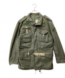 ALPHA INDUSTRIES（アルファインダストリーズ）の古着「M-65　ミリタリージャケット」｜カーキ