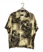 Sun Surf×葛飾北斎サンサーフ×カツシカホクサイ）の古着「SPECIAL EDITION 富士越の龍図　半袖シャツ」｜ベージュ