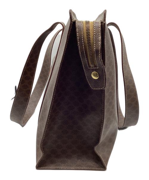 CELINE（セリーヌ）CELINE (セリーヌ) マカダム柄　トートバッグ ブラウンの古着・服飾アイテム