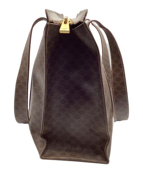 CELINE（セリーヌ）CELINE (セリーヌ) マカダム柄　トートバッグ ブラウンの古着・服飾アイテム