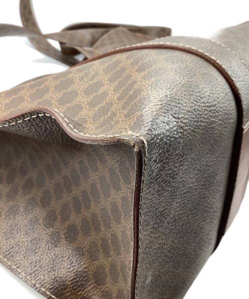 CELINE（セリーヌ）CELINE (セリーヌ) マカダム柄　トートバッグ ブラウンの古着・服飾アイテム