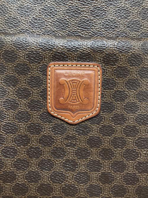 CELINE（セリーヌ）CELINE (セリーヌ) マカダム柄　トートバッグ ブラウンの古着・服飾アイテム