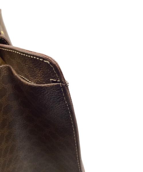 CELINE（セリーヌ）CELINE (セリーヌ) マカダム柄　トートバッグ ブラウンの古着・服飾アイテム