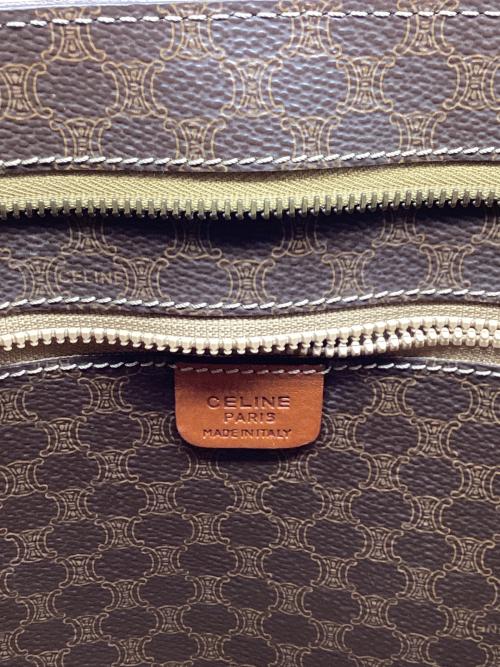 CELINE（セリーヌ）CELINE (セリーヌ) マカダム柄　トートバッグ ブラウンの古着・服飾アイテム