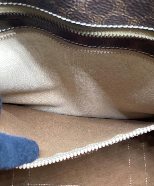 CELINE（セリーヌ）CELINE (セリーヌ) マカダム柄　トートバッグ ブラウンの古着・服飾アイテム